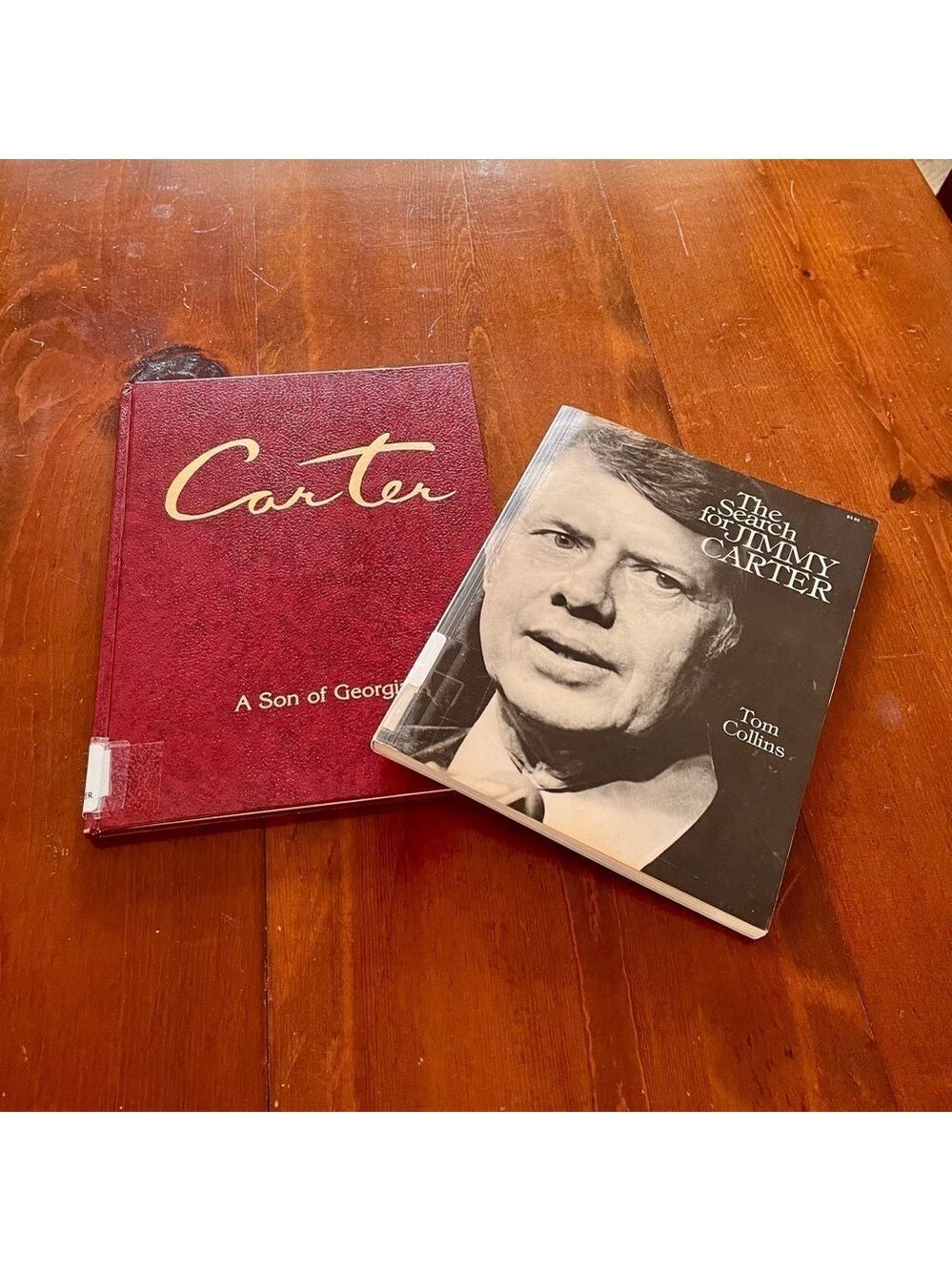 Jimmy Carter Books, “The Search for Jimmy Carter” & “Carter, A Son of …
